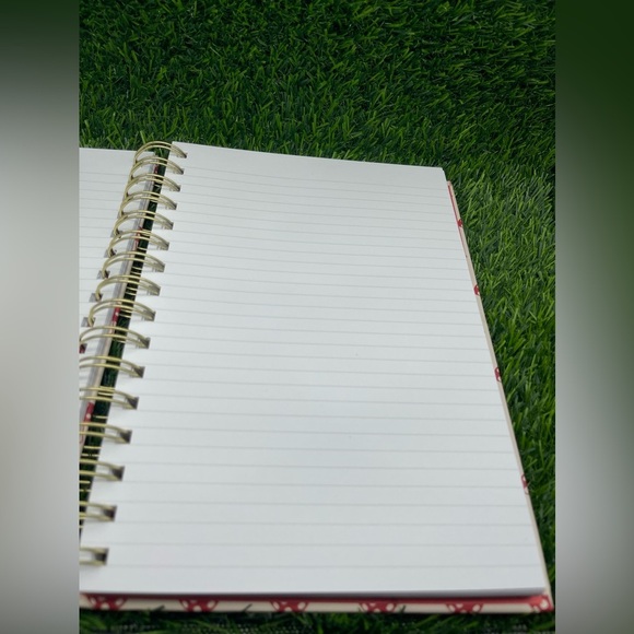 Elum Mushroom AOP Hardcover Spiral Notebook Journal, Pink, NWOT - Picture 5 of 5